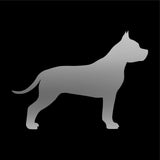 Staffordshire bull terrier Vinyl Decal Car Window Laptop Dog Silhouette Sticker