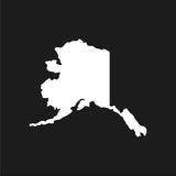 Alaska state Outline Vinyl Decal Car Window Laptop AK Sticker