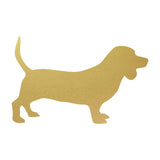 Basset Hound Vinyl Decal Car Window Laptop Hush Puppy Dog Silhouette Sticker