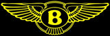 Bentley Motors Emblem Logo vinyl Decal bently decals laptop car sticker
