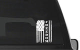 Distressed  American Freedom Flag Vinyl Decal Car Truck Window USA vinyl Sticker