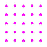 Tiny Irish Shamrock Vinyl Decals Phone Laptop Small Clover Stickers Set of 25