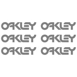 Oakley Logo Vinyl Decal Laptop Car Window small set of 6 small Stickers