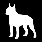 Boston Terrier Vinyl Decal Car Window Laptop Boston Bull Terrier Dog Sticker