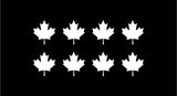Canadian Maple leaf Decal Phone Laptop Small Canada Stickers Set of 8