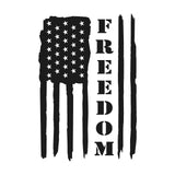 Distressed  American Freedom Flag Vinyl Decal Car Truck Window USA vinyl Sticker