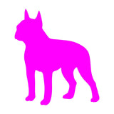 Boston Terrier Vinyl Decal Car Window Laptop Boston Bull Terrier Dog Sticker