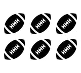 Small Football Vinyl Decal Stickers NFL phone laptop Window Small Set of 6
