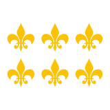 Fleur De Lis Vinyl Decal sticker car phone laptop vinyl stickers Set of 6