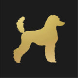 Standard Poodle Vinyl Decal Car Window Laptop Dog Breed Silhouette Sticker
