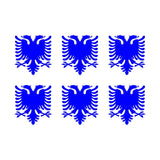 Albanian Eagle Vinyl Decal sticker car phone vinyl sticker Set of 6