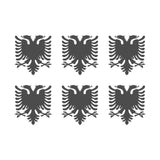 Albanian Eagle Vinyl Decal sticker car phone vinyl sticker Set of 6