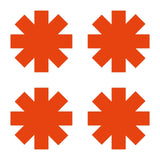 Small Red Hot Chili Peppers Vinyl Decal Car Window Laptop RHCP Sticker