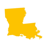 Louisiana state Outline Vinyl Decal Car Window Laptop LA Sticker