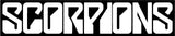 Scorpions band logo Vinyl Decal Laptop Car Window Speaker Sticker