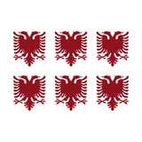 Albanian Eagle Vinyl Decal sticker car phone vinyl sticker Set of 6