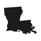 Louisiana state Outline Vinyl Decal Car Window Laptop LA Sticker