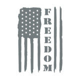 Distressed  American Freedom Flag Vinyl Decal Car Truck Window USA vinyl Sticker
