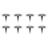 Small Tesla Logo Vinyl Decals Phone Dashboard Mirror Laptop Stickers Set of 8