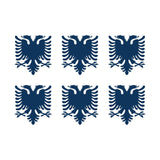Albanian Eagle Vinyl Decal sticker car phone vinyl sticker Set of 6
