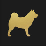 Norwegian elkhound Vinyl Decal Car Window Laptop Dog Breed Silhouette Sticker