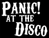 Panic At The Disco band Logo Vinyl Decal Laptop Car Window Speaker Sticker
