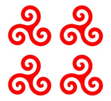 Small Symbol of Peace Symbol Vinyl Decals set of 4 Peace Sign Stickers Sheet