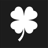 4 Leaf clover Vinyl Decal Helmet Laptop  Four leaf clover shamrock Sticker