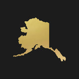 Alaska state Outline Vinyl Decal Car Window Laptop AK Sticker
