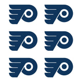 Small Philadelphia Flyers Ice Hockey NHL Vinyl Decals Stickers small Set of 6