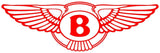 Bentley Motors Emblem Logo vinyl Decal bently decals laptop car sticker