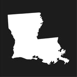 Louisiana state Outline Vinyl Decal Car Window Laptop LA Sticker