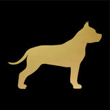 Staffordshire bull terrier Vinyl Decal Car Window Laptop Dog Silhouette Sticker
