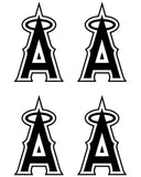 Los Angeles Angels MLB symbol Vinyl Decal Car Window set of 4 small Stickers