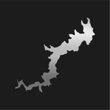 Lake Wallenpaupack Outline Vinyl Decal Pennsylvania Window Laptop Sticker