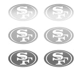 San Francisco 49ers Football NFL Vinyl Decals cup phone small Stickers Set of 6