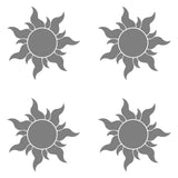 4 Small Sun Vinyl decals car and phone case stickers