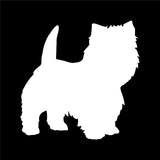 West Highland White Terrier Vinyl Decal Car Window Laptop Dog Breed Sticker