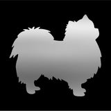 Pomeranian dog Vinyl Decal Car Window Laptop Dog Breed Silhouette Sticker