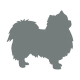 Pomeranian dog Vinyl Decal Car Window Laptop Dog Breed Silhouette Sticker