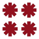 Small Red Hot Chili Peppers Vinyl Decal Car Window Laptop RHCP Sticker