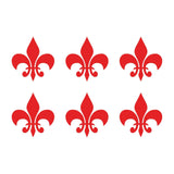 Fleur De Lis Vinyl Decal sticker car phone laptop vinyl stickers Set of 6