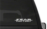 Fear Factory Metal Band Logo Vinyl Decal Car Window Laptop Guitar Sticker
