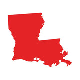 Louisiana state Outline Vinyl Decal Car Window Laptop LA Sticker