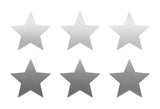 Small Star Symbol Vinyl Decals set of 6 stars Stickers Sheet