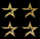 Houston Astros MLB symbol Vinyl Decal Laptop Car Window set of 4 small Stickers