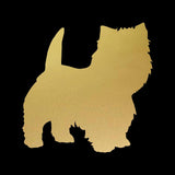 West Highland White Terrier Vinyl Decal Car Window Laptop Dog Breed Sticker