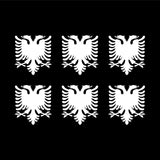 Albanian Eagle Vinyl Decal sticker car phone vinyl sticker Set of 6