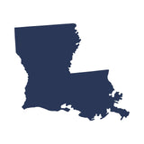 Louisiana state Outline Vinyl Decal Car Window Laptop LA Sticker