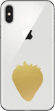 Strawberry Decal Vinyl decals phone case laptop car set of 6 strawberry stickers